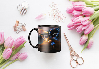 Happy Raksha Bandhan Photo Yellow Background Mug Customized Gifts Coffee Mug Printed Mug Raksha Bandhan Gift Printality